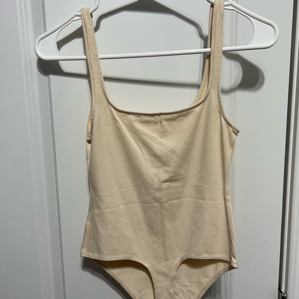 American Eagle bodysuit, small, cream, NEW